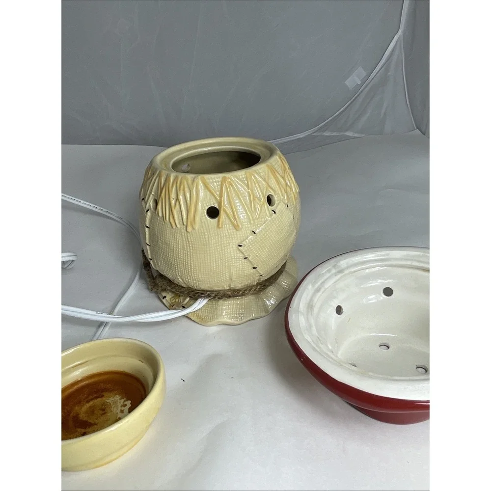 Scentsy Scarecrow Premium Warmer Full Size Retired Fall‎ Halloween Thanksgiving